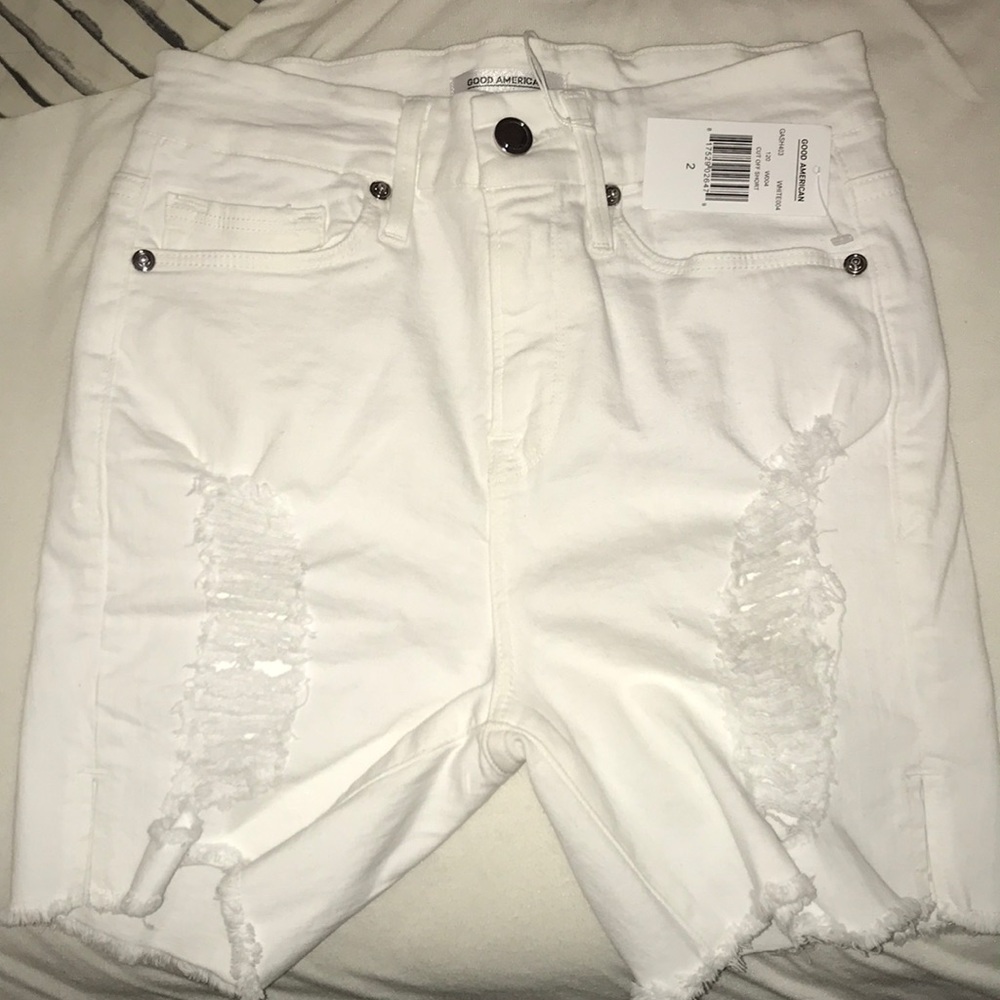 Good American Cut Off Shorts